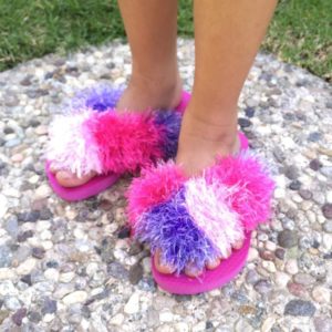 Leslie Dinstman - Pink Flippie Slippies