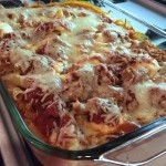 Baked Penne Pasta with Ground Turkey {Recipe}