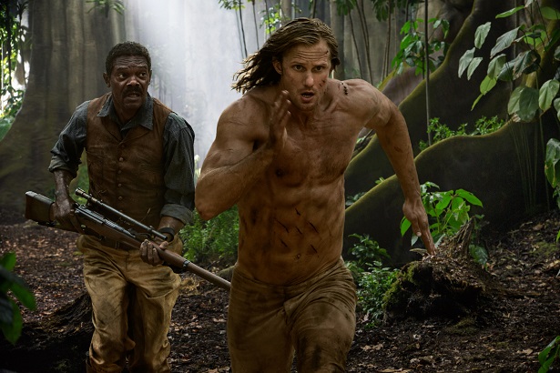 Legend of Tarzan - Samuel L Jackson and Alexander Skarsgard 