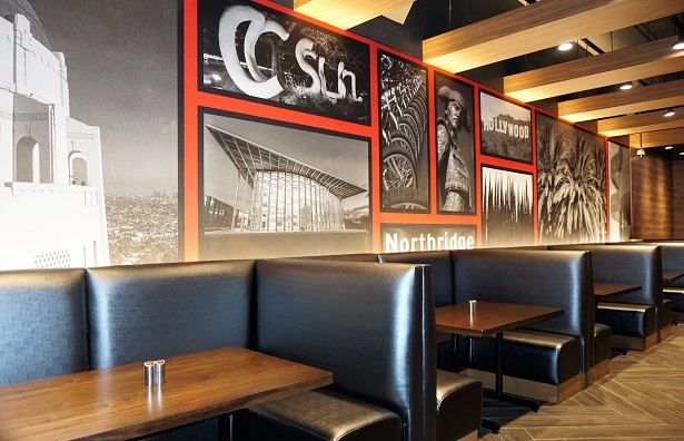 Dave and Busters CSUN mural dining room