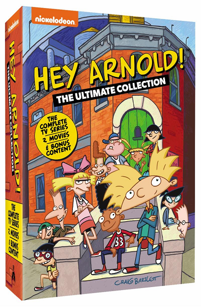Hey Arnold DVD Package side view