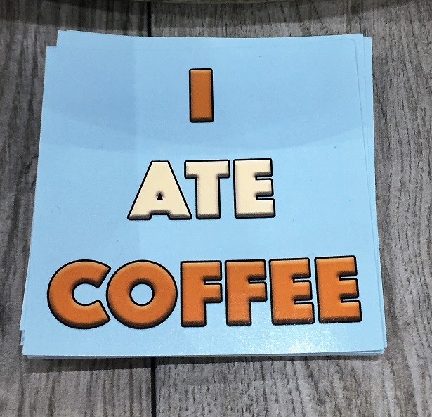 Pocket Latte Coffee Bars Sticker