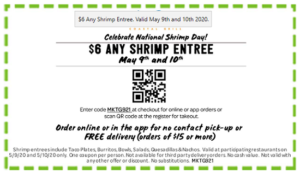 Rubio's Celebrates National Shrimp Day with $6 Shrimp Entrées! - Real ...