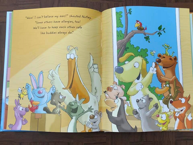 Nutley and friends - book spread