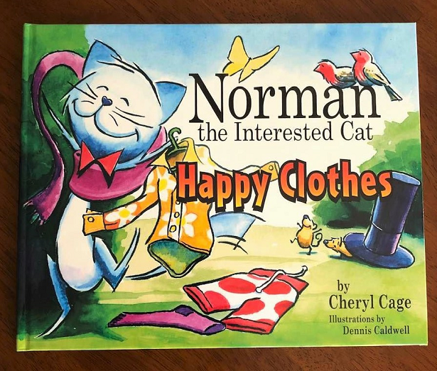 Norman the Interested Cat_Happy Clothes