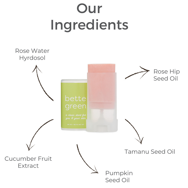 bette green - cleansing stick ingredients