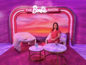 The Barbie Show set