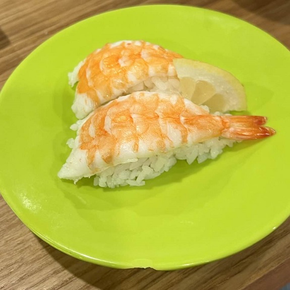 shrimp nigiri