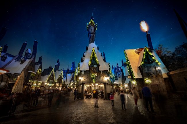 Christmas in WWoHP - Holidays at Universal Studios Hollywood
