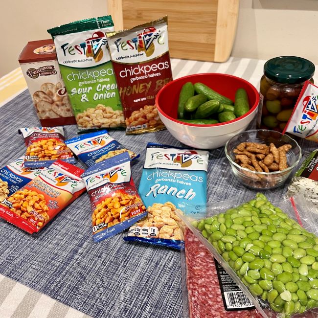 Ingredients for Snack Board