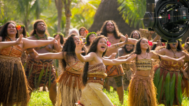 Live-action Moana - Pacific Islander dancers