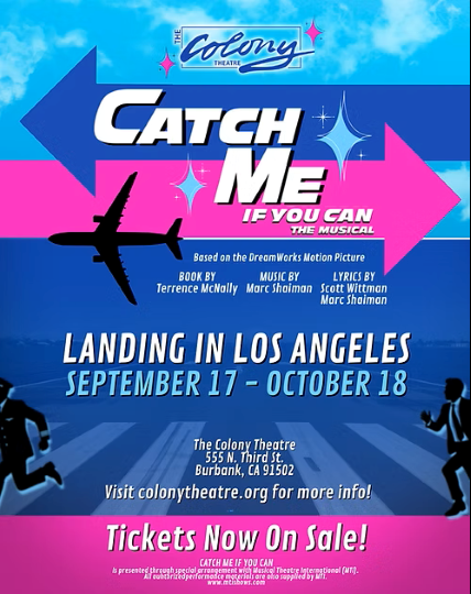 Catch Me If You Can - poster_The Colony Theatre Company